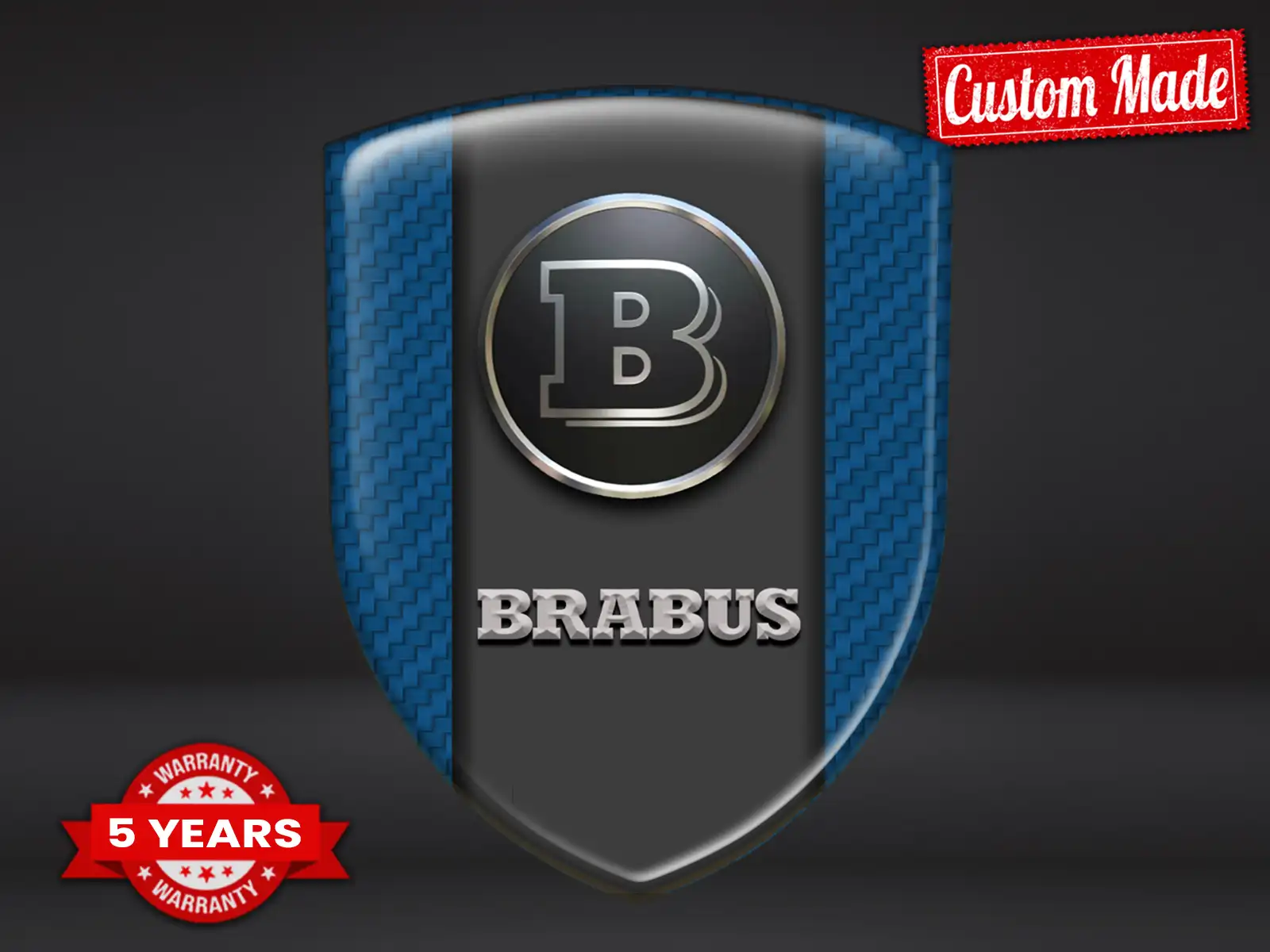 Brabus Windschutzsticker Limitiert Anpassbar Modern